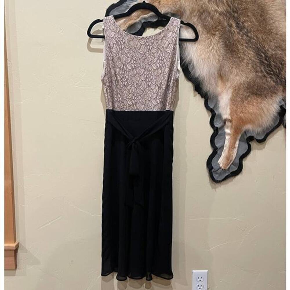 Dunnes Lace top tie waist black skirt‎ dress